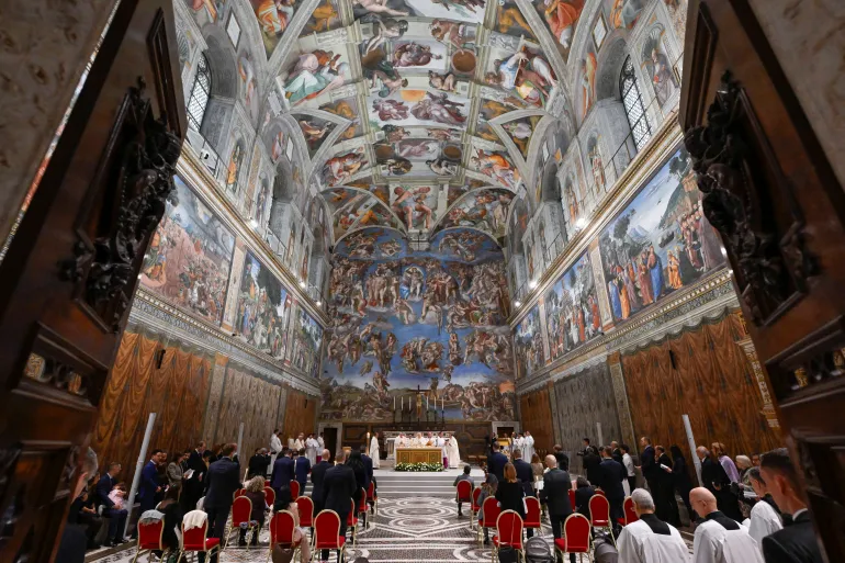 The conclave will be held at the Sistine Chapel in the Vatican
