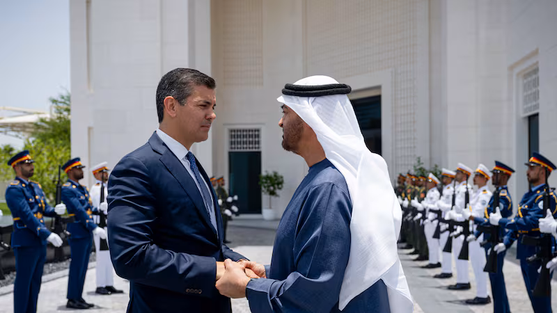 UAE President Meets Paraguayan President to Strengthen Bilateral Relations