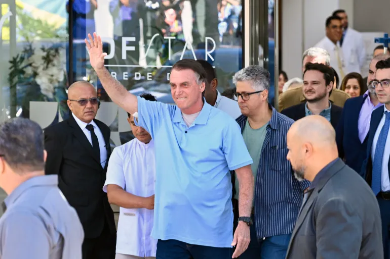 Brazil's Former President Jair Bolsonaro Discharged After Three-Week Hospitalization