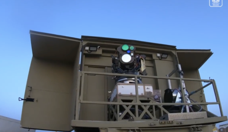 Israel Deploys Iron Beam Laser Defense System, Successfully Intercepts Enemy Drones