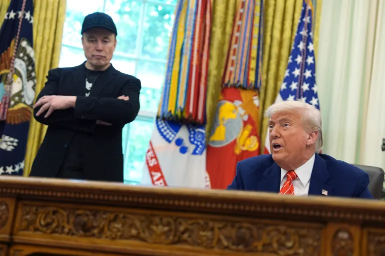 Trump Says Farewell to Elon Musk at White House Ceremony, But Hints He’s “Not Really Leaving”