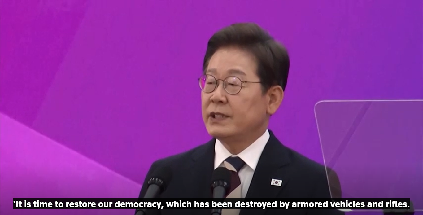 South Korea’s New President Lee Jae-myung Pledges Economic Overhaul and Political Accountability