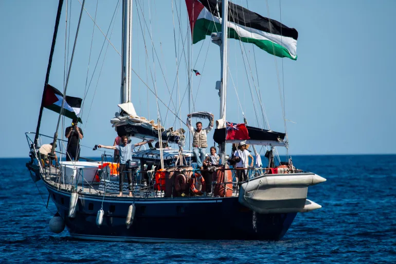 Aid Ship Departs from Italy in Effort to Breach Israeli Blockade of Gaza