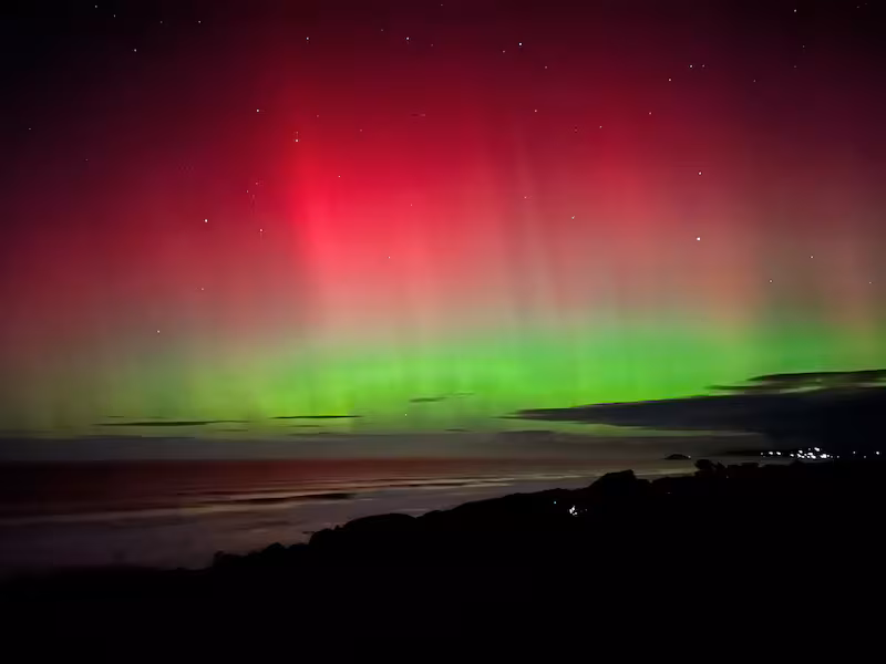 Spectacular Aurora Australis Illuminates New Zealand Skies