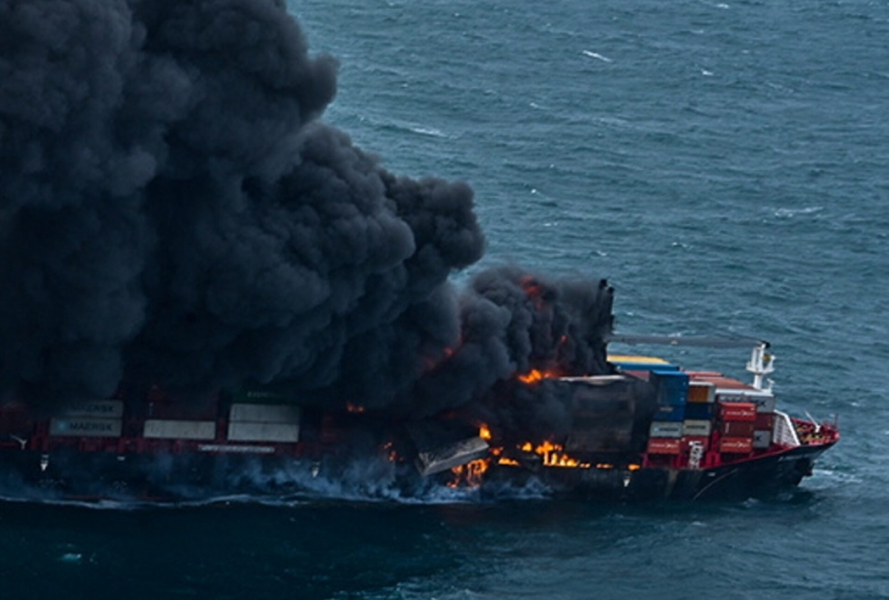 Burning Cargo Ship with 3,000 Vehicles Abandoned Off Alaskan Coast